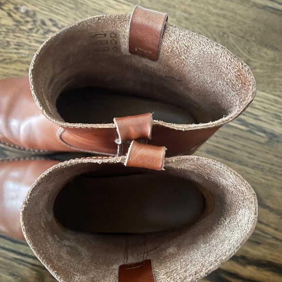 Isabel Marante Susee Cognac Leather Cropped Boots - Picture 4 of 9